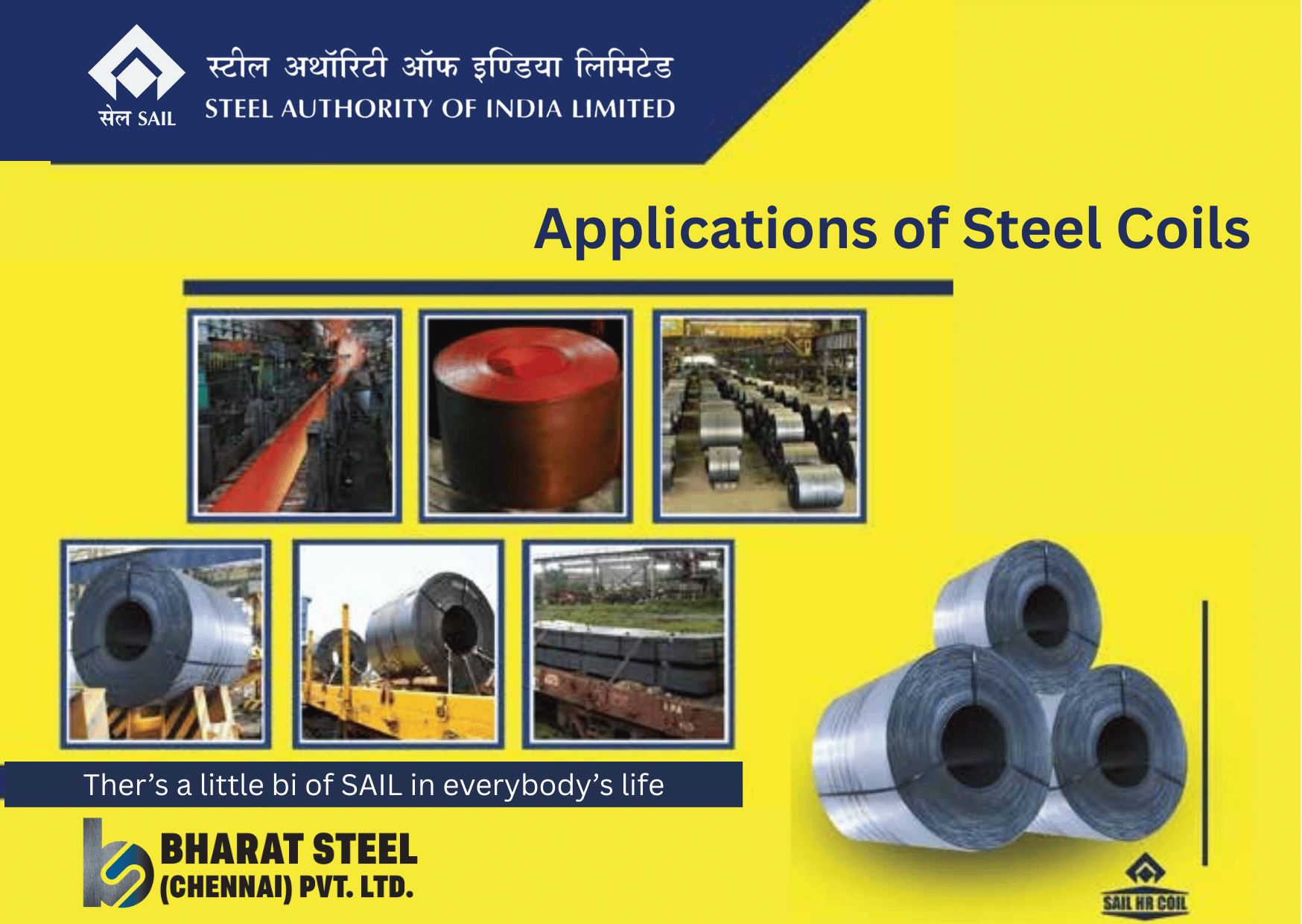 Applications of Steel Coils