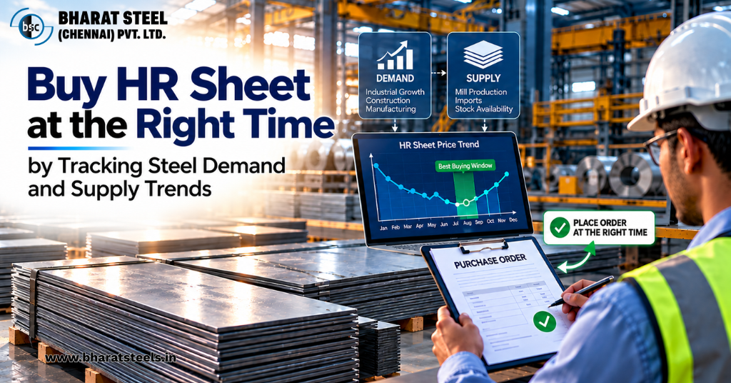 Buy HR Sheet at the Right Time by Tracking Steel Demand and Supply Trends