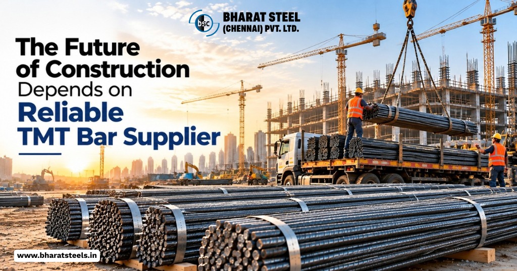 The Future of Construction Depends on Reliable TMT Bar Suppliers